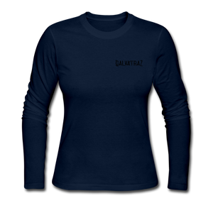 island hideaway - Women's Long Sleeve Jersey T-Shirt - navy
