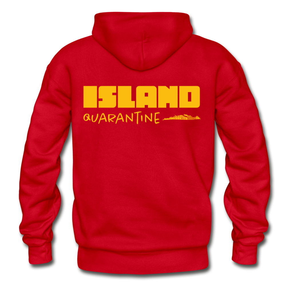 Island Quarantine - Unisex Heavy Blend Adult Hoodie - red