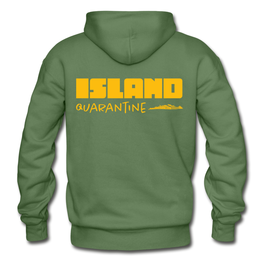 Island Quarantine - Unisex Heavy Blend Adult Hoodie - military green