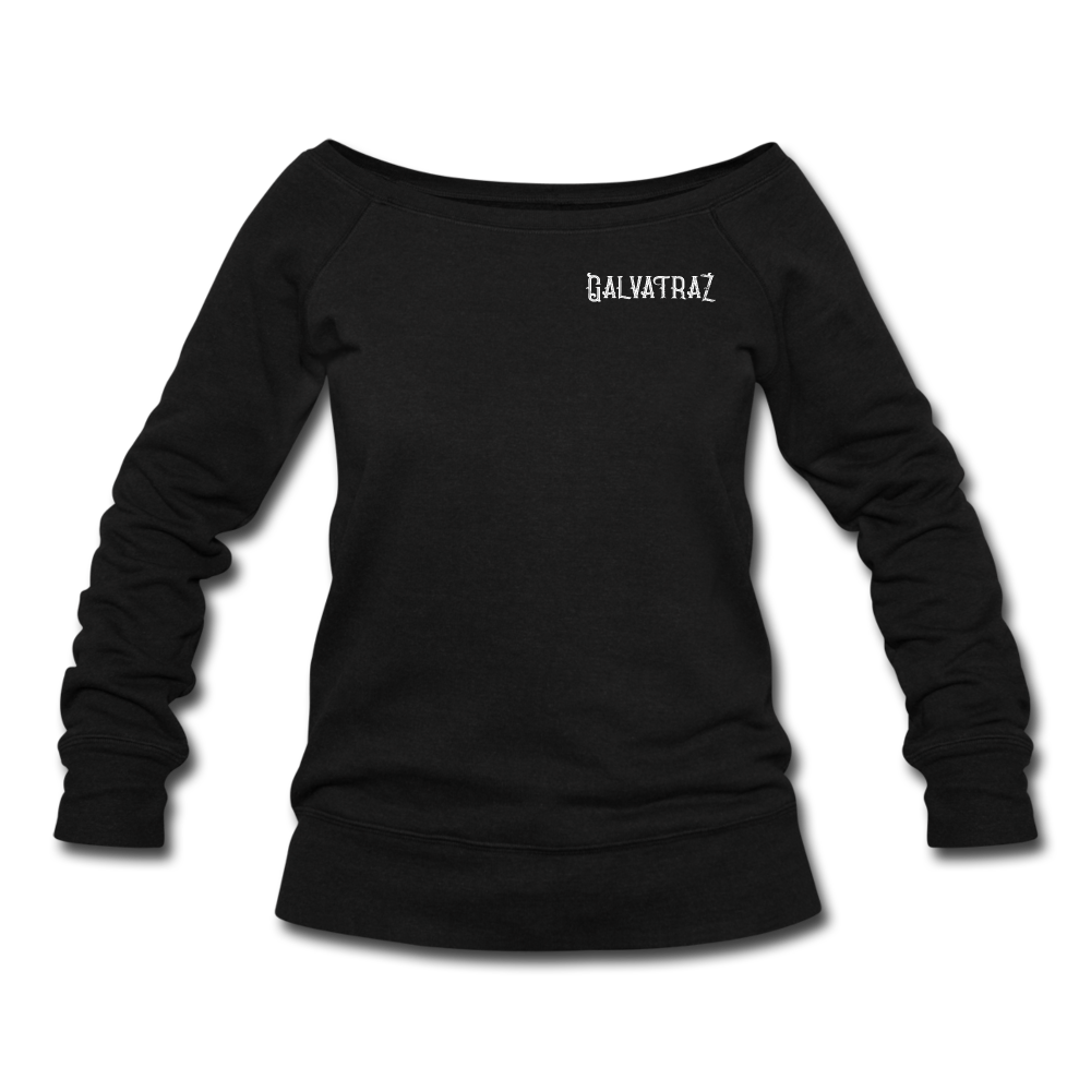 Island Quarantine - Women's Wideneck Sweatshirt - black