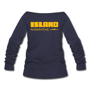 Island Quarantine - Women's Wideneck Sweatshirt - melange navy
