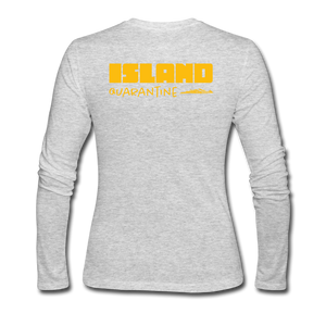 Island Quarantine - Women's Long Sleeve Jersey T-Shirt - gray