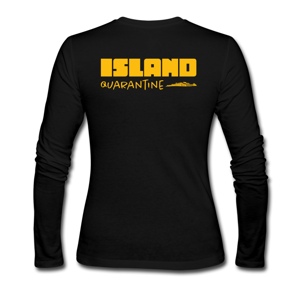 Island Quarantine - Women's Long Sleeve Jersey T-Shirt - black