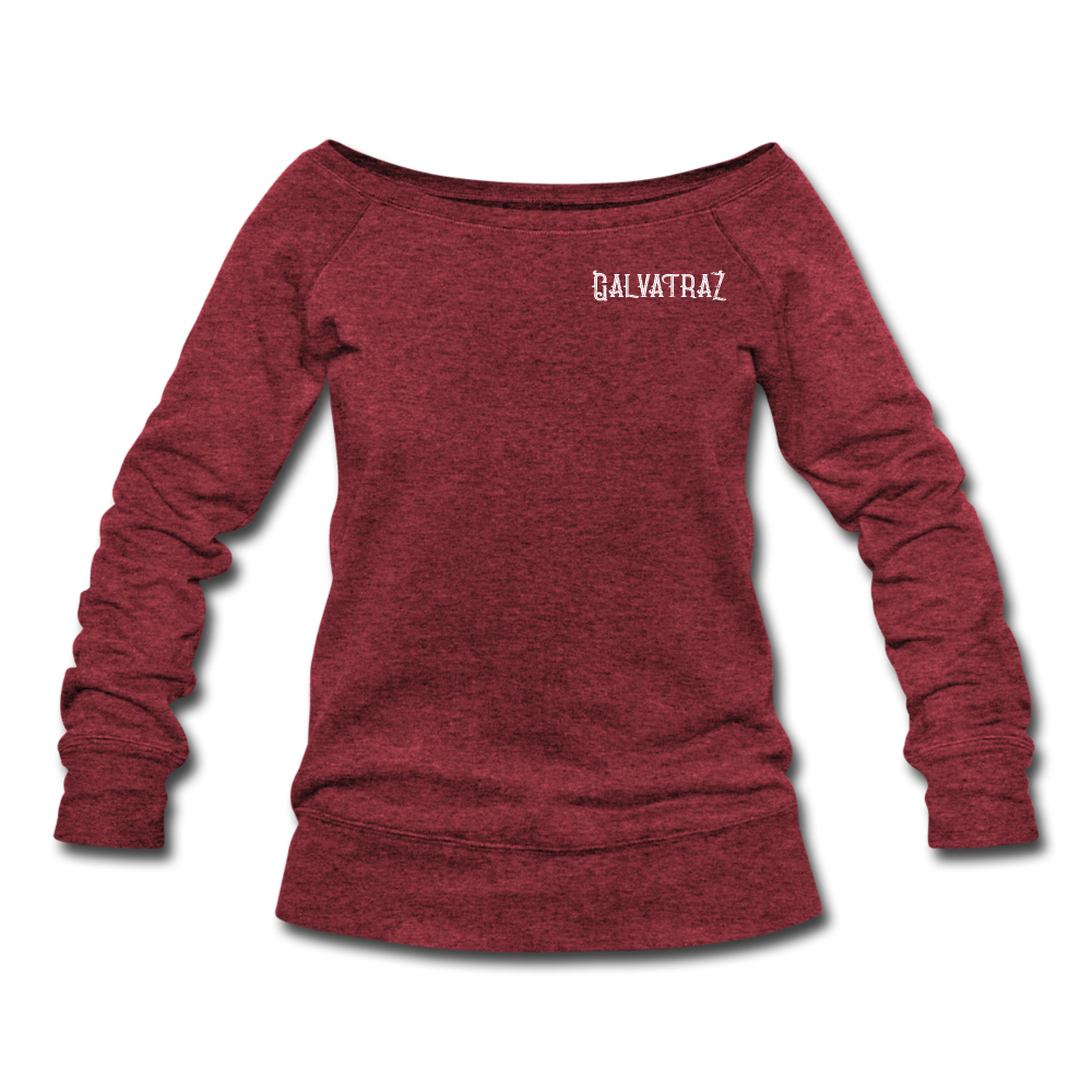 Island Bound - Women's Wideneck Sweatshirt - cardinal triblend