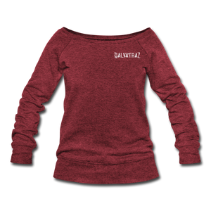 Island Bound - Women's Wideneck Sweatshirt - cardinal triblend