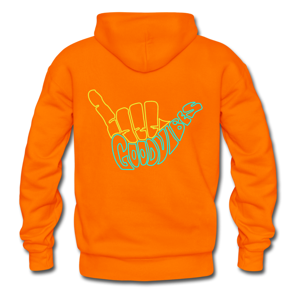 Good Vibes - Unisex Heavy Blend Adult Hoodie - orange