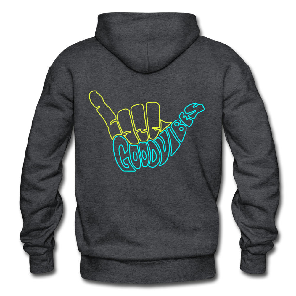 Good Vibes - Unisex Heavy Blend Adult Hoodie - charcoal gray