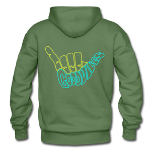 Good Vibes - Unisex Heavy Blend Adult Hoodie - military green
