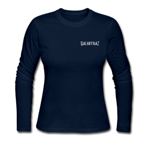 Good Vibes - Women's Long Sleeve Jersey T-Shirt - navy