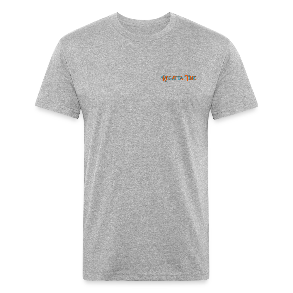 Regatta Time - Fitted Cotton/Poly T-Shirt - heather gray
